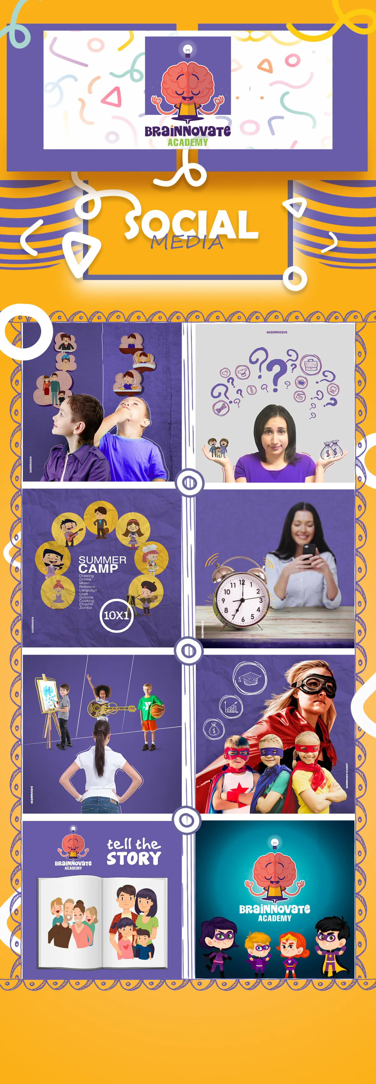 Brainnovate Academy — Social content system